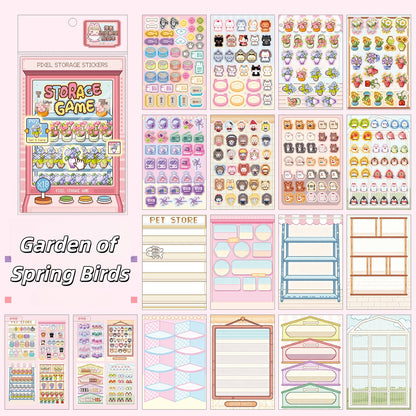 Shelf Display 3D Sticker Book