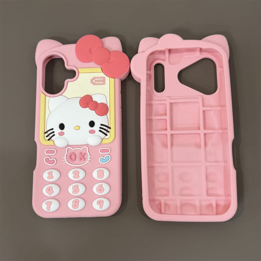 Vintage Cat Phone Silicone Phone Case