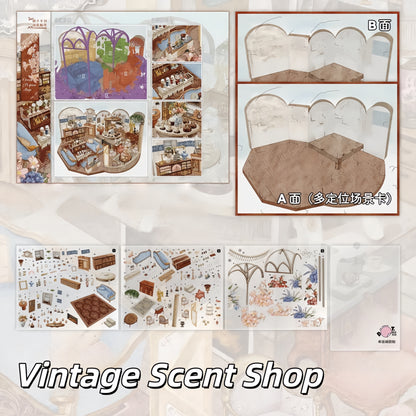 Leisure Daily 3D Sticker | 3 Cute Miniature Scenes