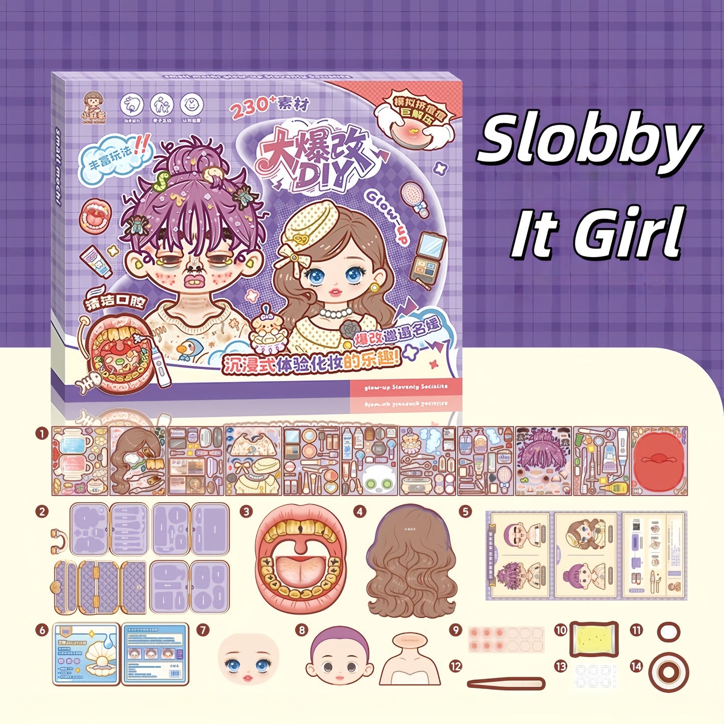 Dramatic Dress Up 3D Sticker Book