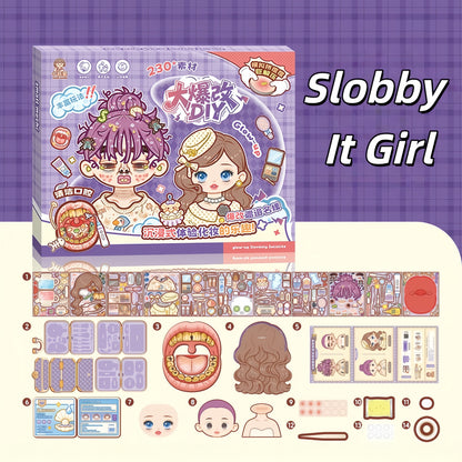 Dramatic Dress Up 3D Sticker Book