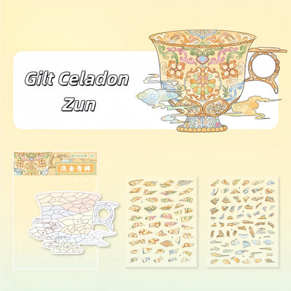 Antique Restoration 3D Sticker | 6 Cute Miniature Scene