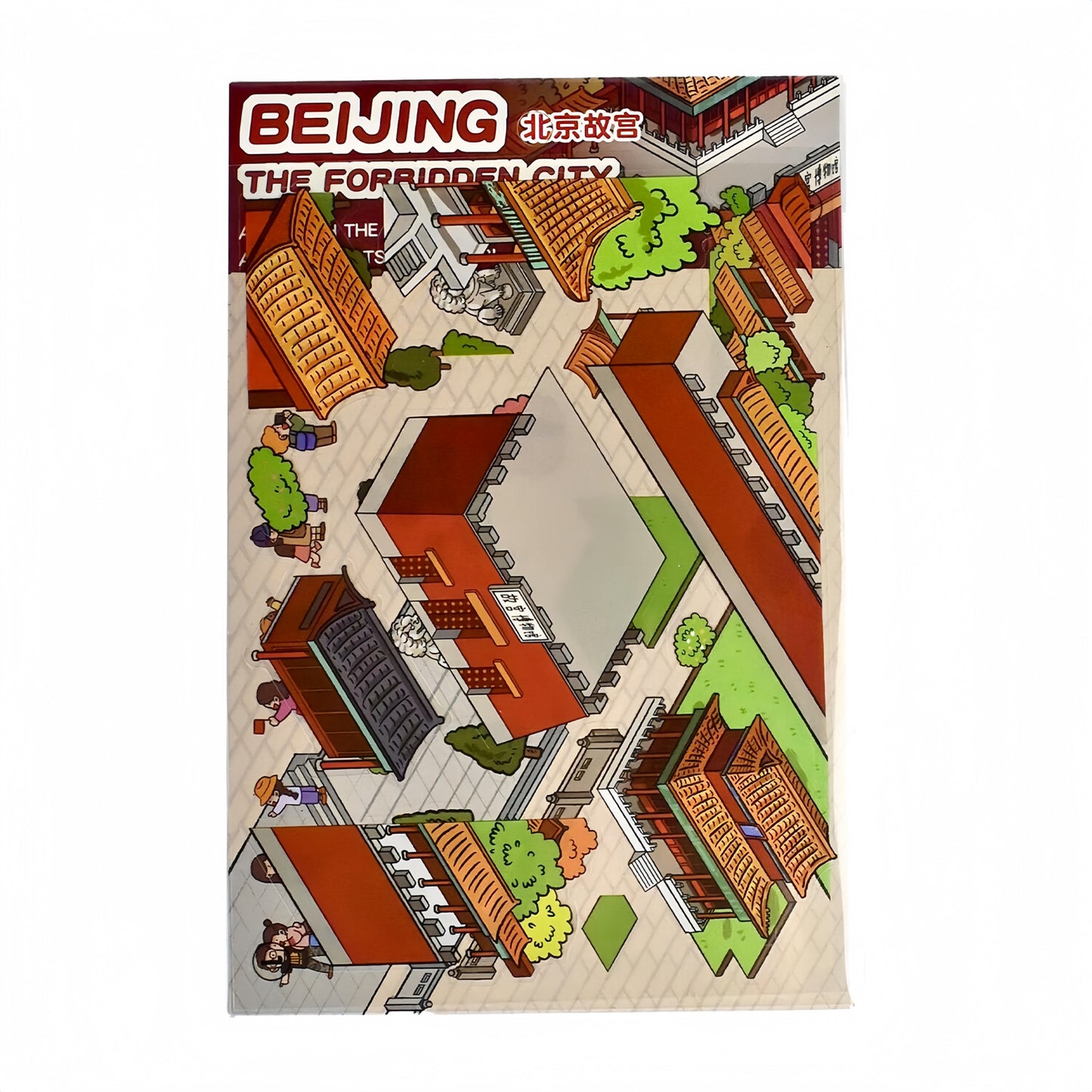 Traveling Through China 3D Sticker | 4 Cute Miniature Scenes