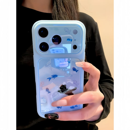 Kitten & Fish School Acrylic Phone Case