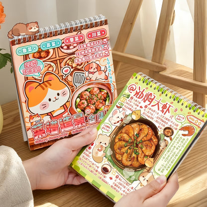 Four Major Chinese Cuisine 3D Sticker Book
