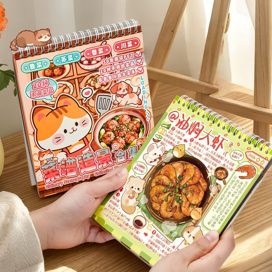 Four Major Chinese Cuisine 3D Sticker Book