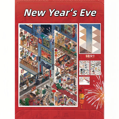 Eve & Emporium 3D Sticker | 2 Cute Miniature Scenes