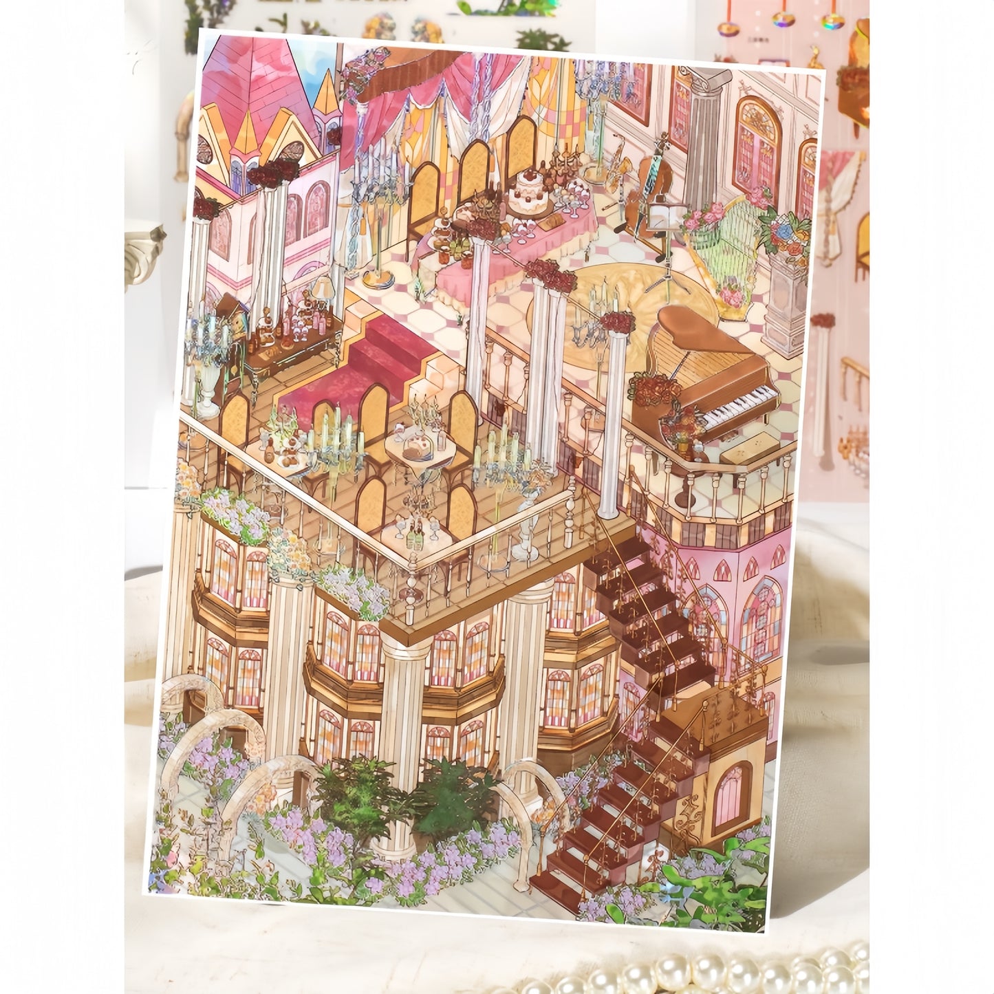 Twilight Vows 3D Sticker | 3 Cute Miniature Scenes