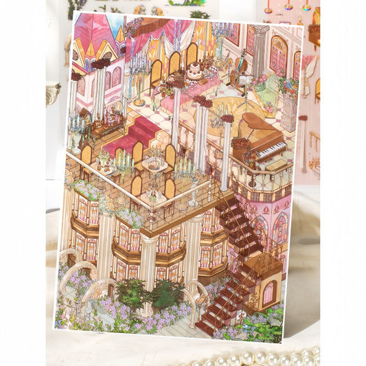 Twilight Vows 3D Sticker | 3 Cute Miniature Scenes
