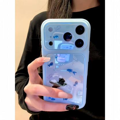 Kitten & Fish School Acrylic Phone Case