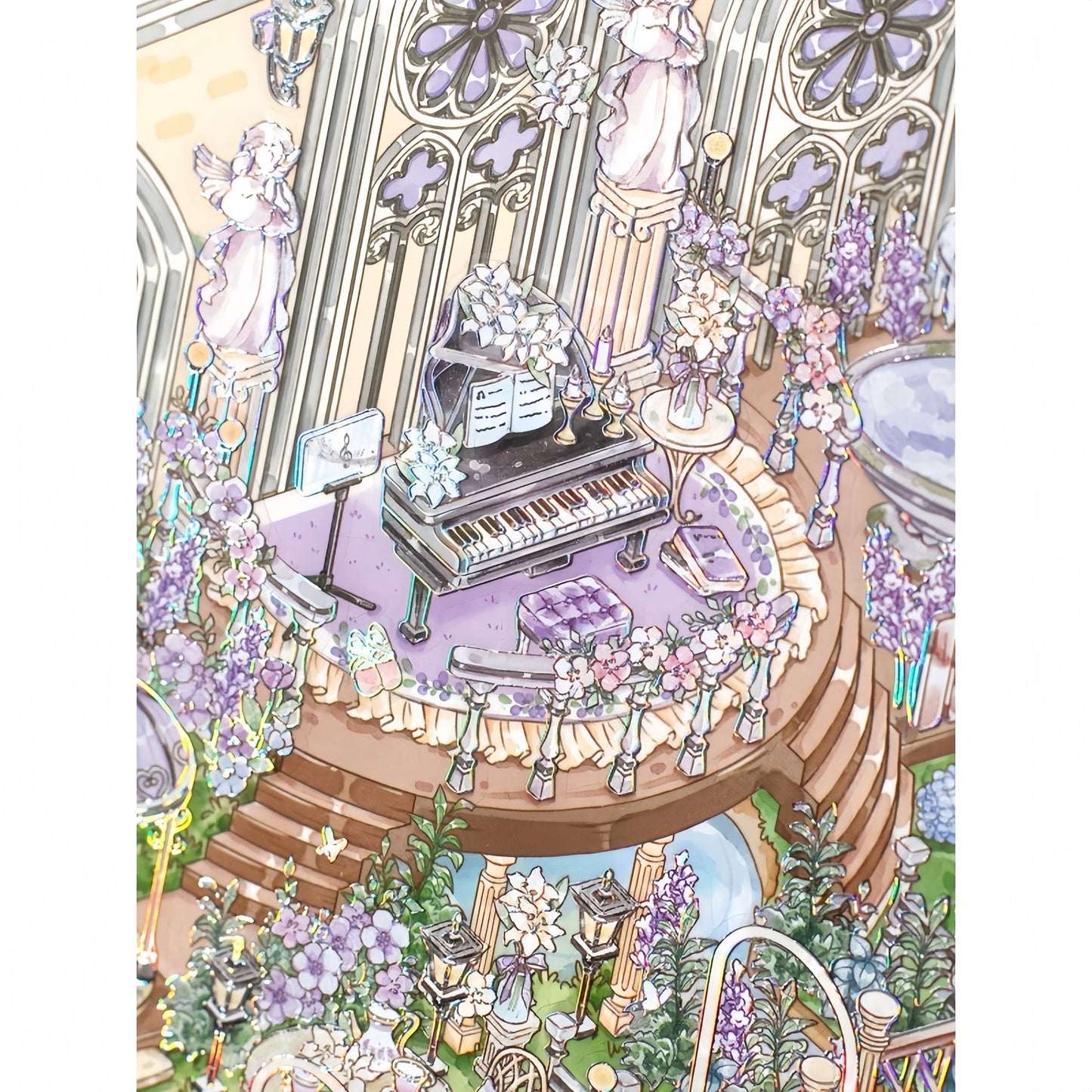 Twilight Vows 3D Sticker | 3 Cute Miniature Scenes