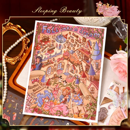 Fairytale 3D Sticker | 2 Cute Miniature Scenes