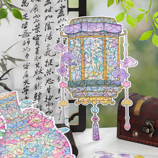Antique Restoration 3D Sticker | 3 Cute Miniature Scenes