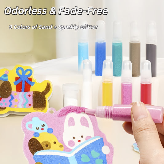 Sparkly Sand Art Set - 6 Themes Included
