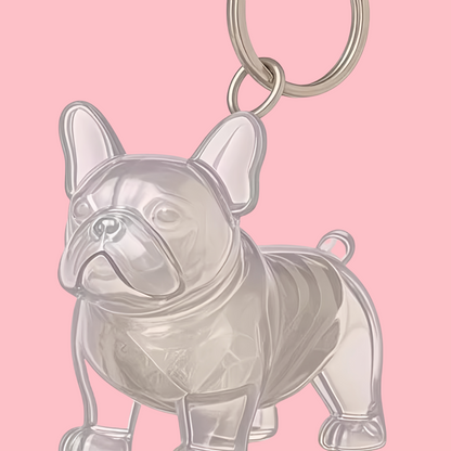 Puppy Kitty Hair Pendant Key Chain