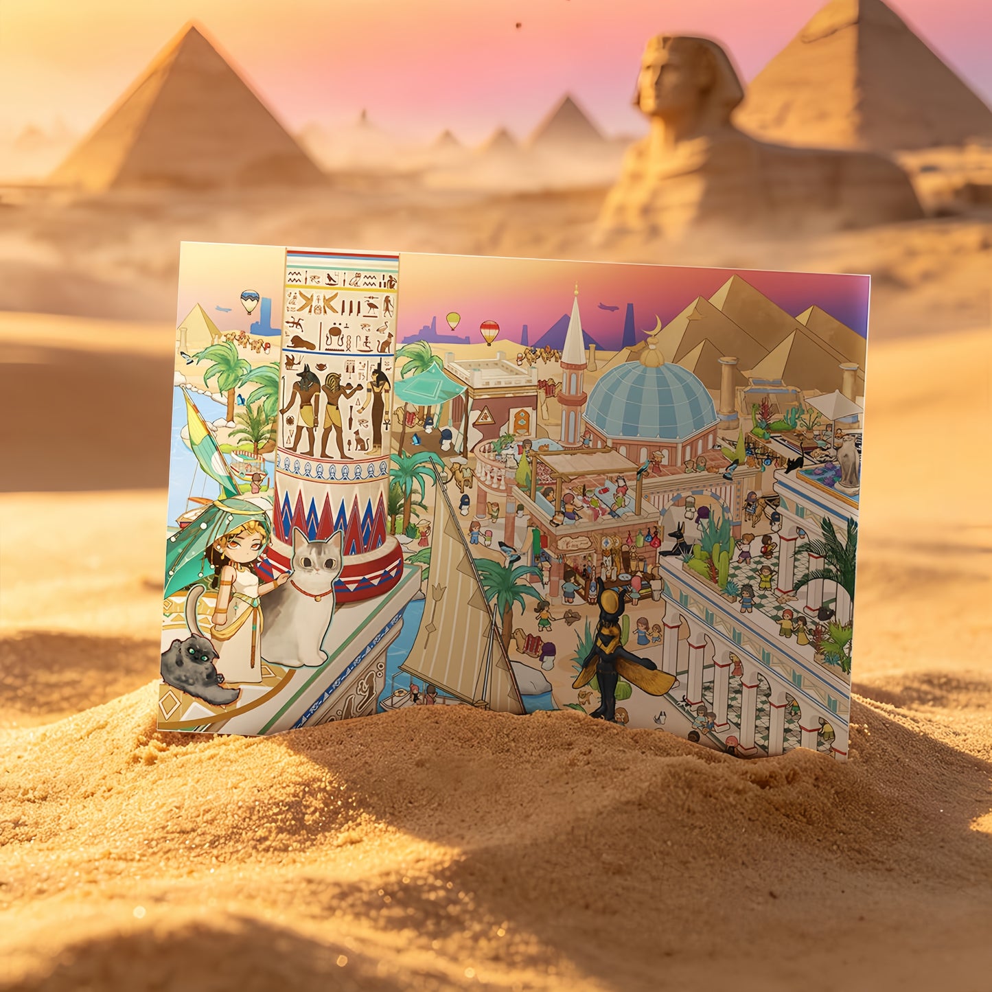 The Empire on Which the Sun Never Sets 3D Sticker