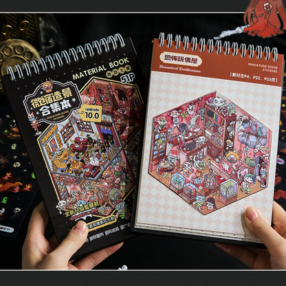 Horror Adventure 3D Sticker Book (20 Themes)