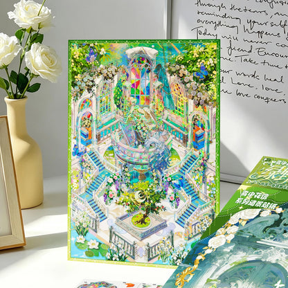 Mystic Fields 3D Sticker | 2 Cute Miniature Scenes