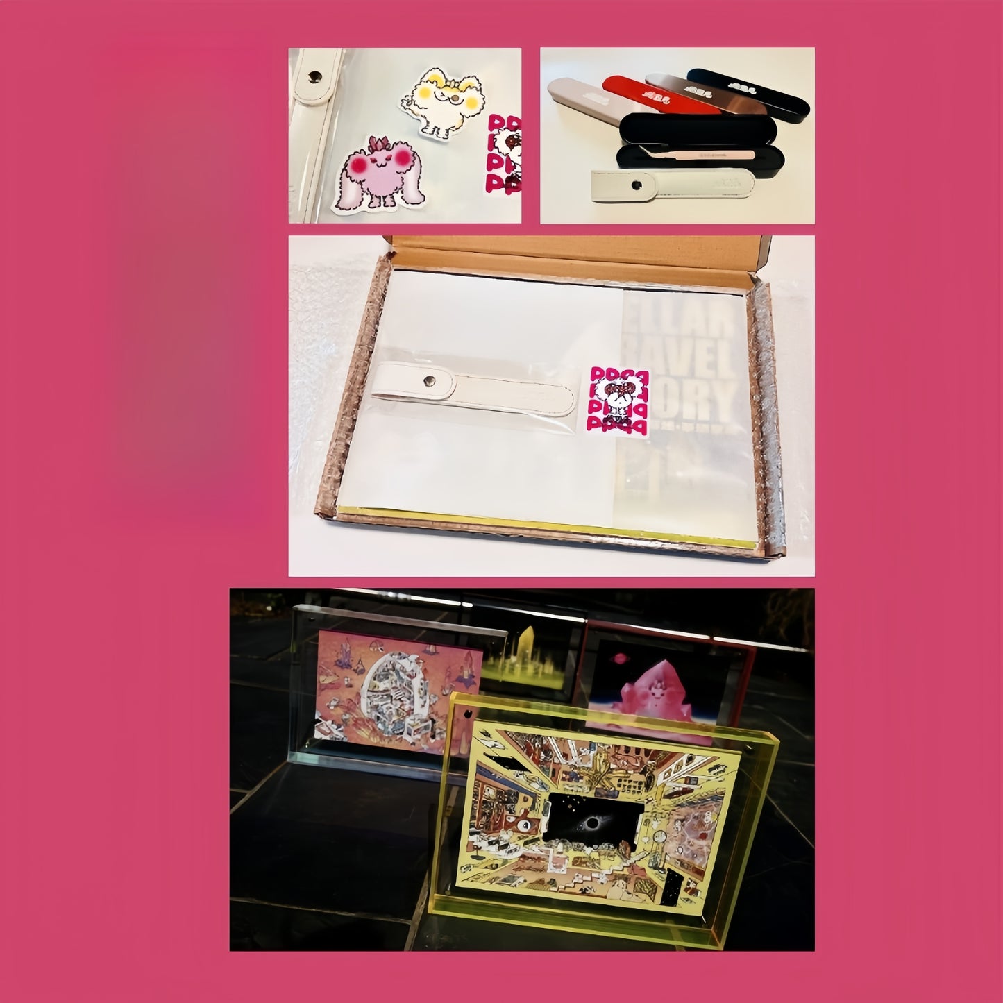 ppqq’s Mischief World 3D Sticker | 2 Cute Miniature Scenes