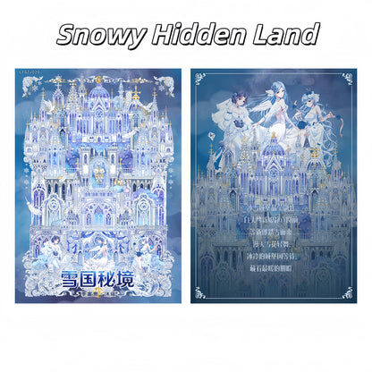 Snow Wonders 3D Sticker | 2 Cute Miniature Scenes