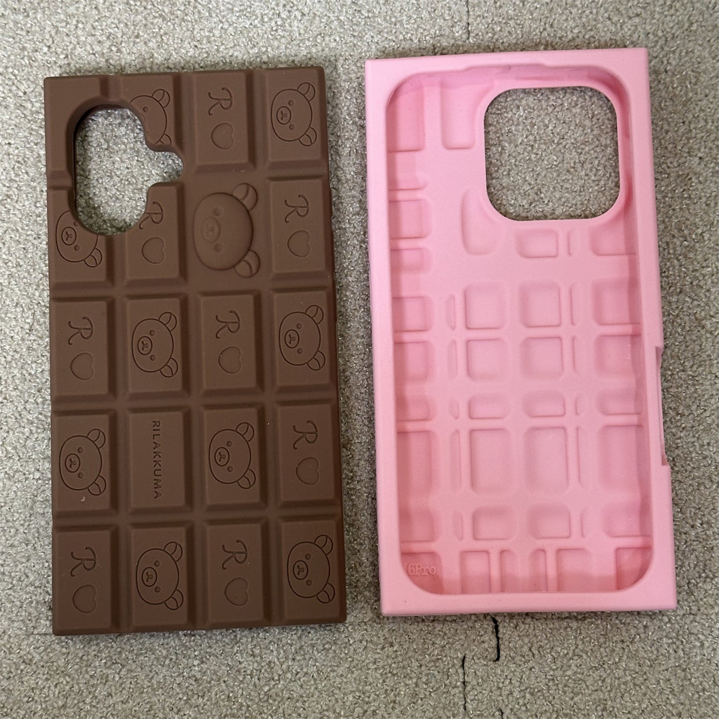 Little Bear 3D Chocolate Silicone Phone Case