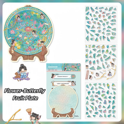 Antique Restoration 3D Sticker | 5 Cute Miniature Scenes