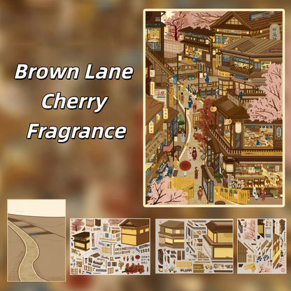 Town‘s Palette 3D Sticker | 3 Cute Miniature Scenes