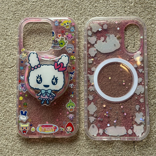 Tamagotchi Memetchi Magnetic Stand Acrylic Phone Case