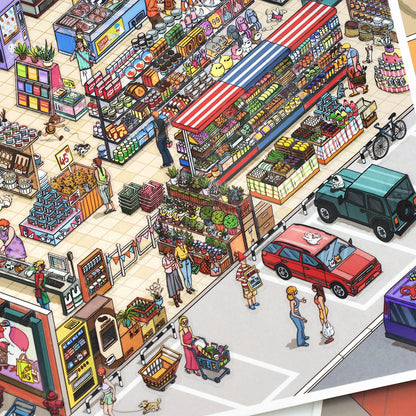 Tides & Tales 3D Sticker | 4 Cute Miniature Scenes
