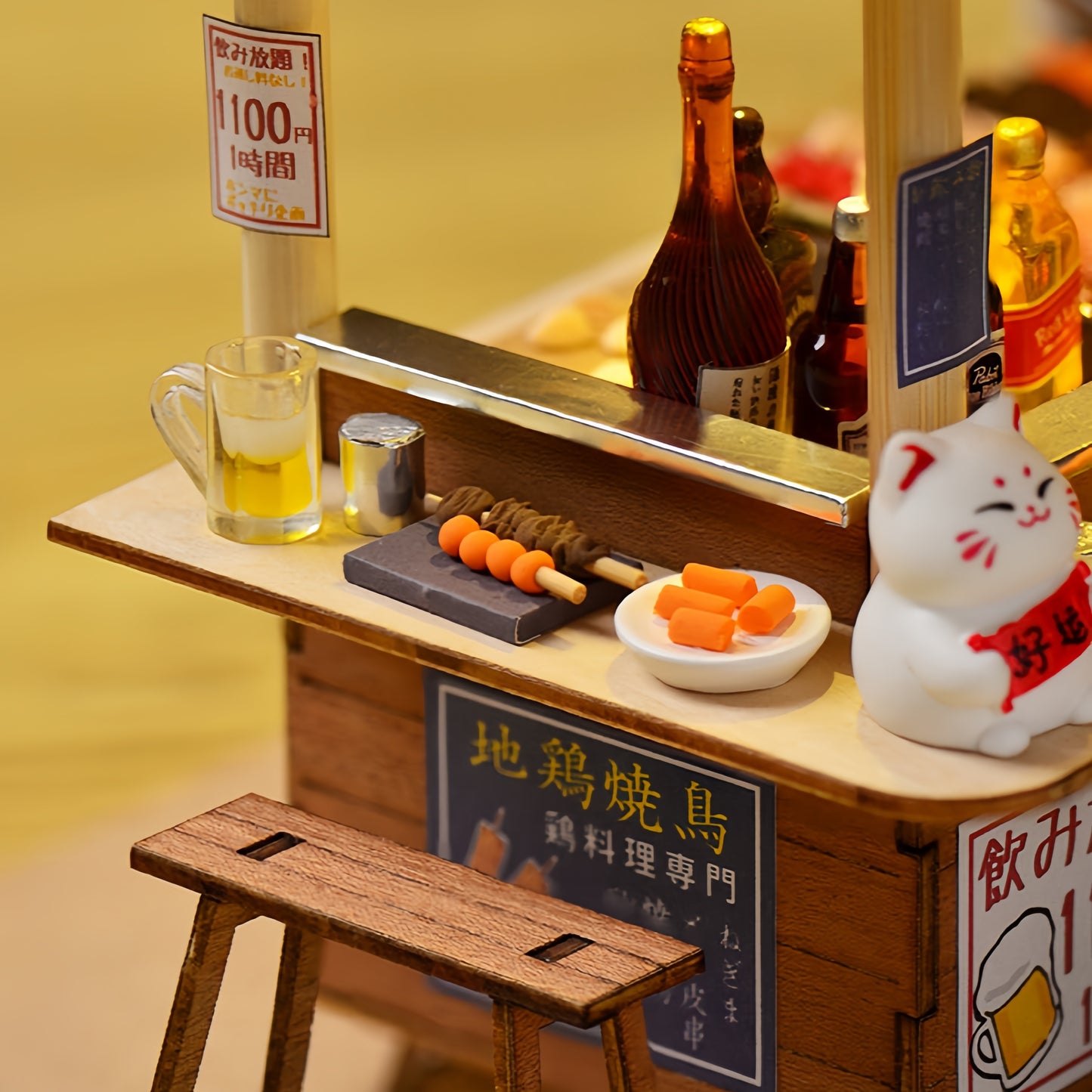 Yakitori Bar DIY Miniature House - English Instructions