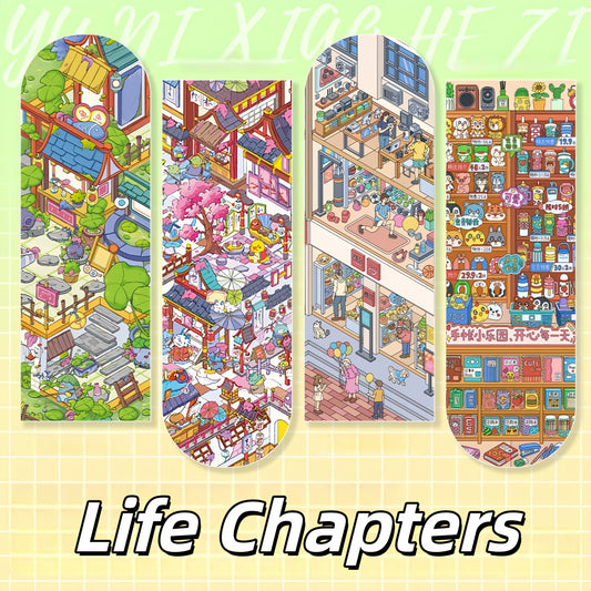 Life Chapters 3D Sticker | 4 Cute Miniature Scenes