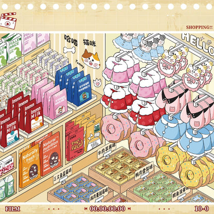 Shelf Display 3D Sticker Book