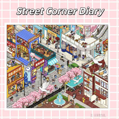 Summer Projects 3D Sticker | 4 Cute Miniature Scenes