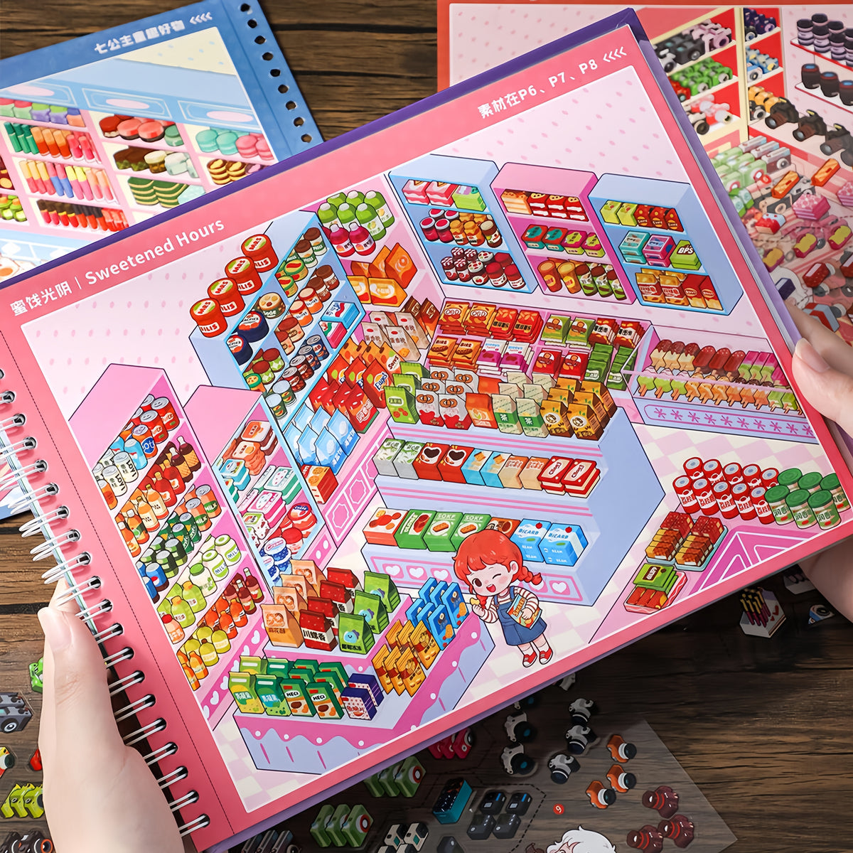 Stocking & Dress-Up 3D Sticker Book