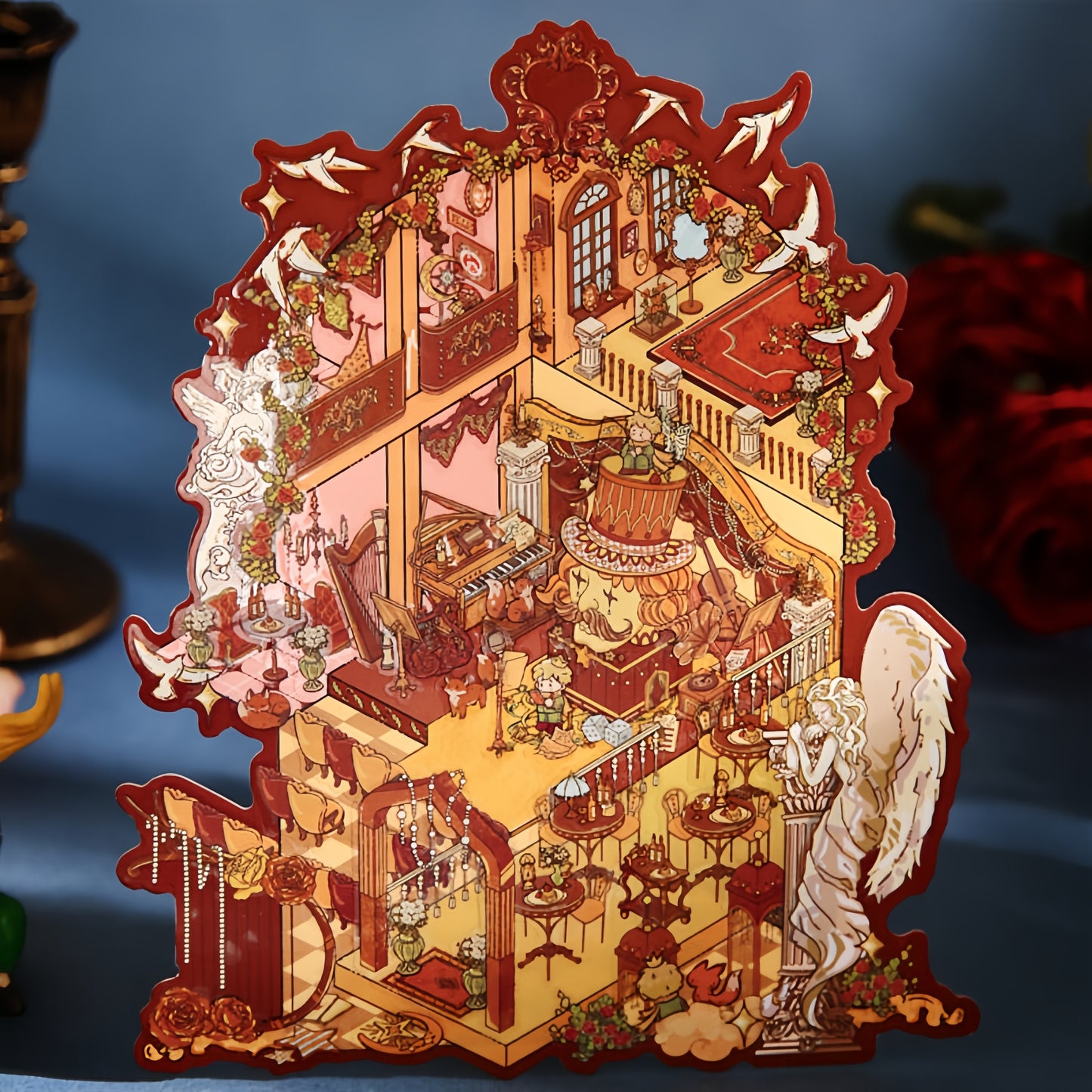 Stardream Prince 3D Sticker | 4 Cute Miniature Scenes