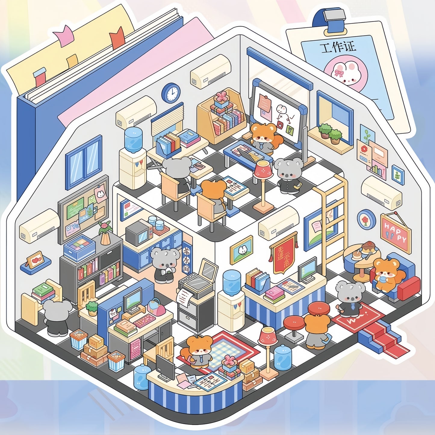Dream Shop 3D Sticker Book