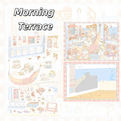 Doll Dream 3D Sticker | 5 Cute Miniature Scenes