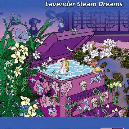 Wild Whimsy Journal 3D Sticker | 3 Cute Miniature Scenes