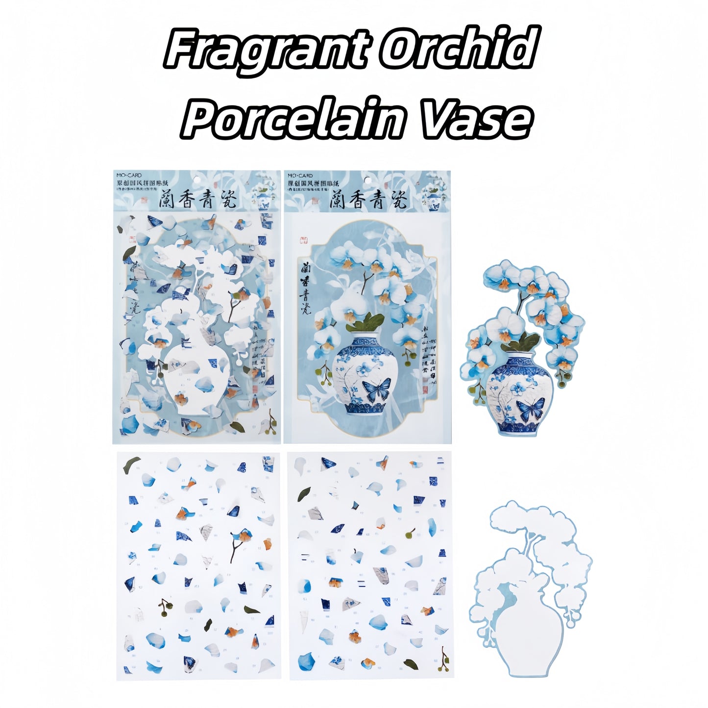 Antique Restoration 3D Sticker | 4 Cute Miniature Scenes