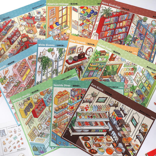 Glimmer Shop 3D Sticker Book