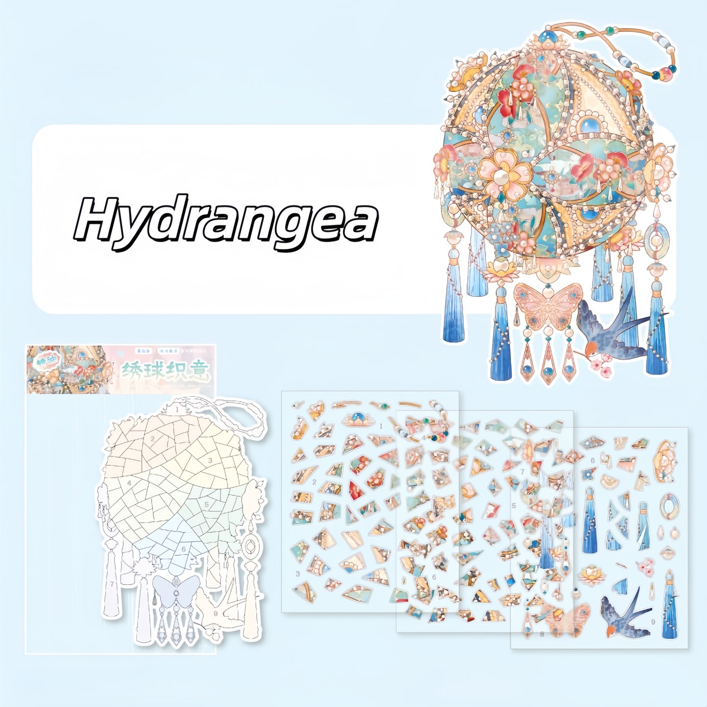 Luxury Adornments 3D Sticker | 3 Cute Miniature Scene