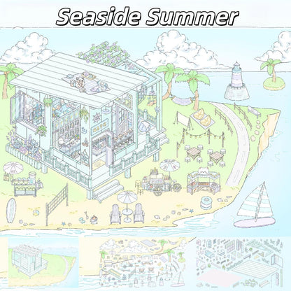 My Summer 3D Sticker | 3 Cute Miniature Scenes