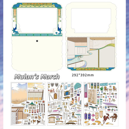 Acts of Devotion 3D Sticker | 4 Cute Miniature Scenes