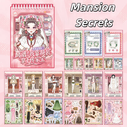 Dress Up Game 3D Sticker Book