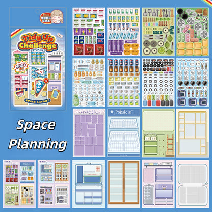 Shelf Display 3D Sticker Book