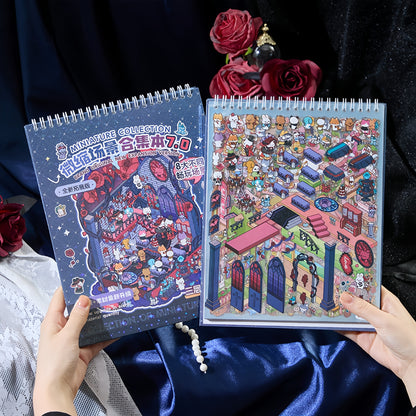 Whimsical Gathering 3D Sticker Book
