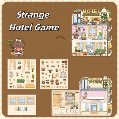 Explorers‘ Guild 3D Sticker | 4 Cute Miniature Scenes
