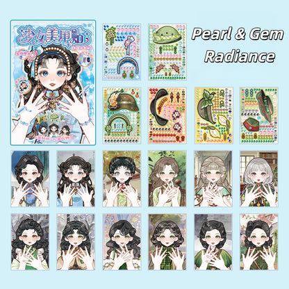 Pretty Girl Dress Up 3D Sticker Book