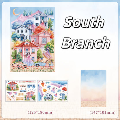 Poetic Dreams 3D Sticker | 4 Cute Miniature Scene