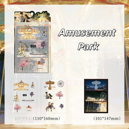 Youth Time 3D Sticker | 6 Cute Miniature Scenes